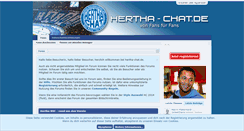 Desktop Screenshot of hertha-chat.de